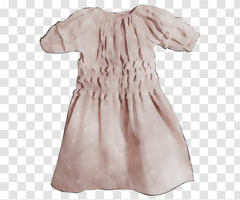 Shoulder Sleeve Dress Blouse Silk - Neck Transparent PNG