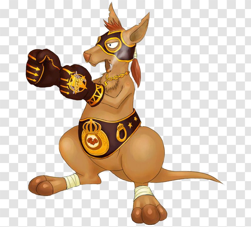 Arena Of Valor Boxing Kangaroo Cartoon Macropodidae - Mascot - Handsome Transparent PNG
