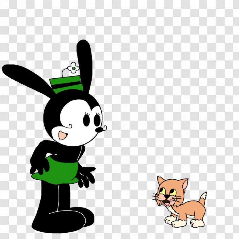 Oswald The Lucky Rabbit Mickey Mouse Cartoon Clip Art - Tail Transparent PNG