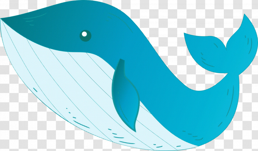 Aqua Bottlenose Dolphin Turquoise Cetacea Blue Whale Transparent PNG