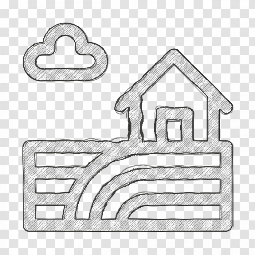 Farm Icon Field Icon Landscapes Icon Transparent PNG