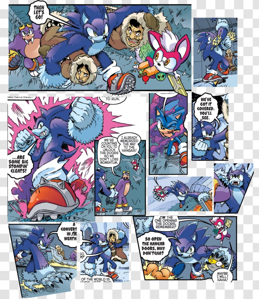 Sonic Unleashed Comics SegaSonic The Hedgehog Shadow - Hero Transparent PNG