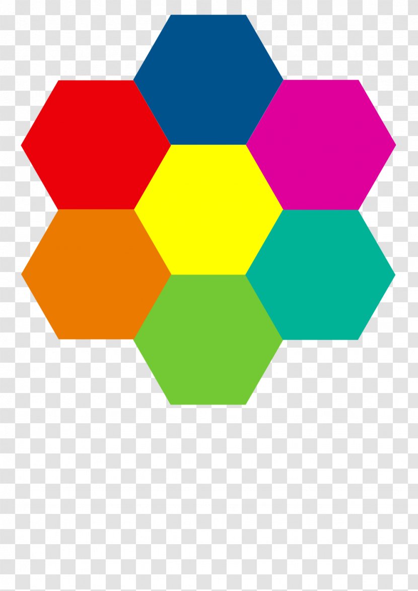 Hexagon Clip Art - Yellow - Hexagonal Transparent PNG
