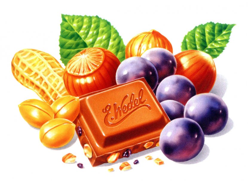 Chocolate Dessert Candy Food Fruit - Vegetable Transparent PNG
