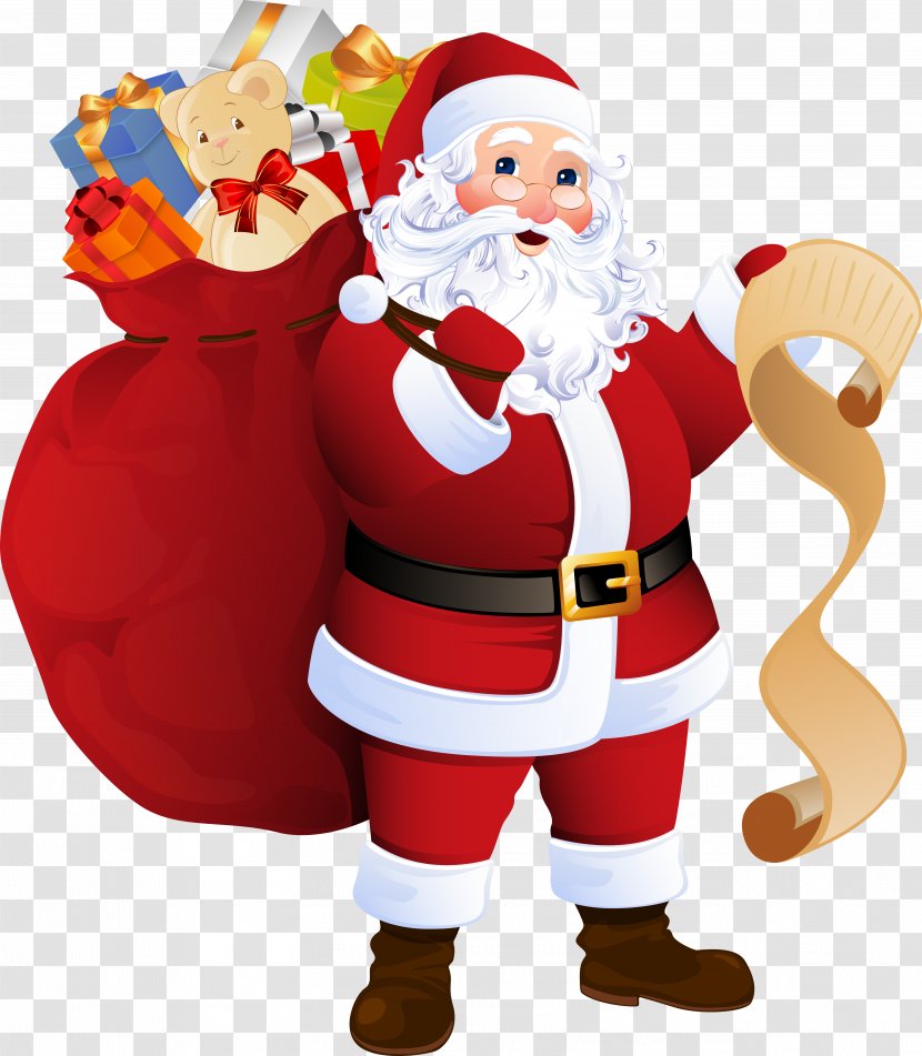 Santa Claus Reindeer Christmas Gift Symbol - Ornament Transparent PNG