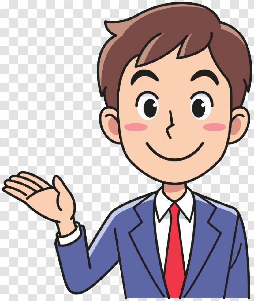 Cartoon Finger Clip Art Gesture Thumb - Smile - Pleased Transparent PNG