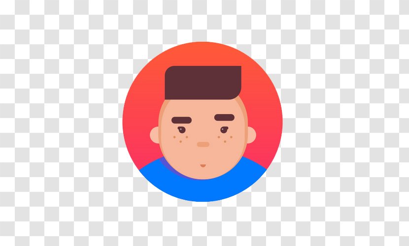 Cartoon Avatar Illustration - Smile - Boy Transparent PNG