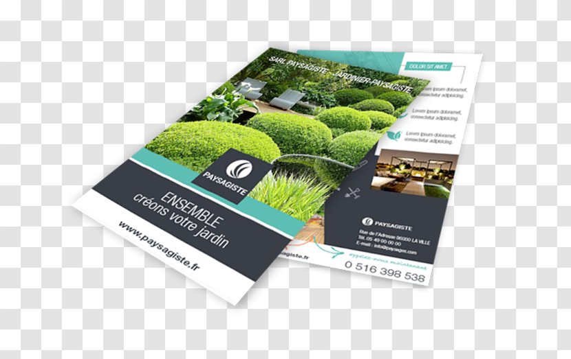 Landscape Architect Advertising Flyer Garden Brochure - Promotion - Communication Transparent PNG