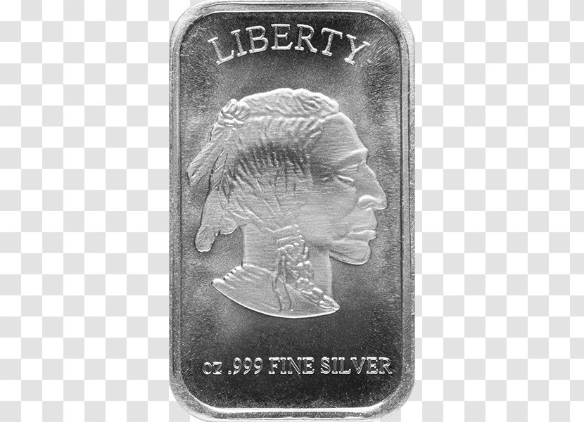 Silver Metal Bullion Price Gold - Monochrome Transparent PNG