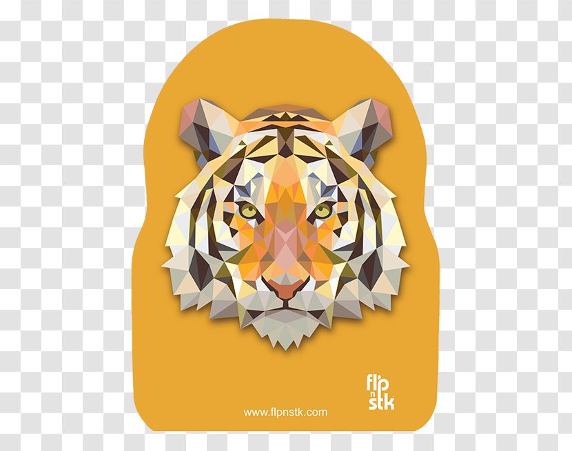 Tiger Art Cat Geometry Animal - Carnivoran Transparent PNG