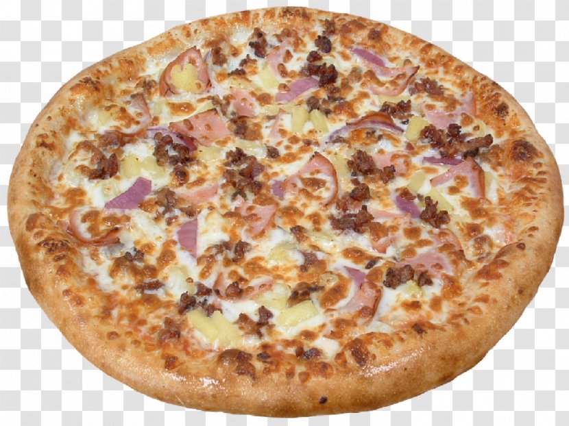 California-style Pizza Sicilian Manakish Ham - Dish - Hawaiian Transparent PNG