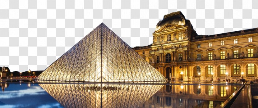 Musxe9e Du Louvre Pyramid Museum Wallpaper - Temple Transparent PNG