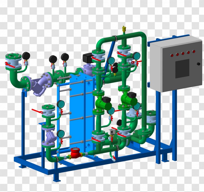 District Heating Substation System Russia Thermal Power Station - Aton Transparent PNG