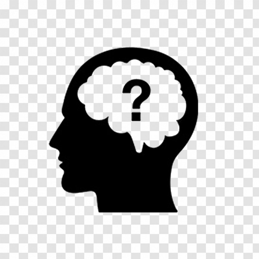 Thought Question Brain Icon - Mark - Thinking Person Transparent PNG