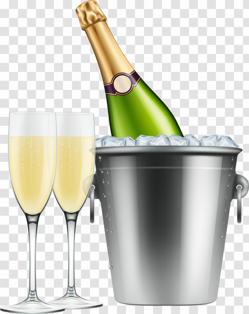 Champagne Bottle - Juice - Wine Cocktail Tableware Transparent PNG