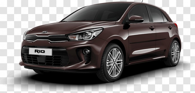 Kia Motors 2017 Rio 2018 Car - Vehicle - Deep Brown Transparent PNG