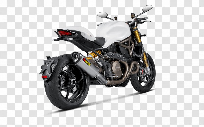 Exhaust System Ducati Multistrada 1200 Monster 696 Akrapovič - Motorcycle Fairing Transparent PNG