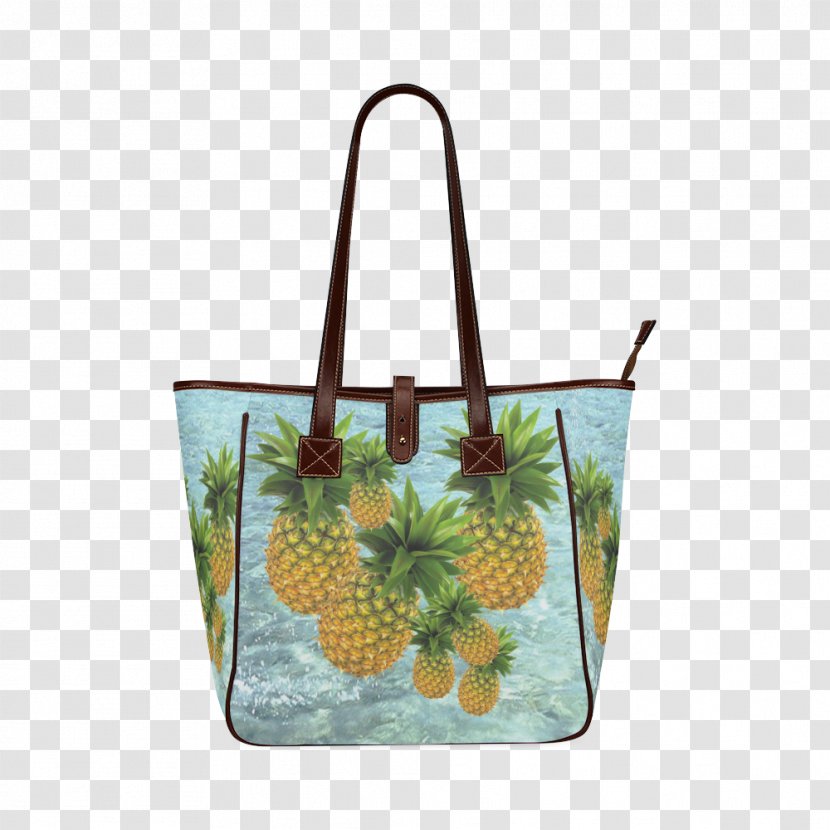 Tote Bag Curtain Douchegordijn Pineapple Messenger Bags - Handbag - Model Transparent PNG