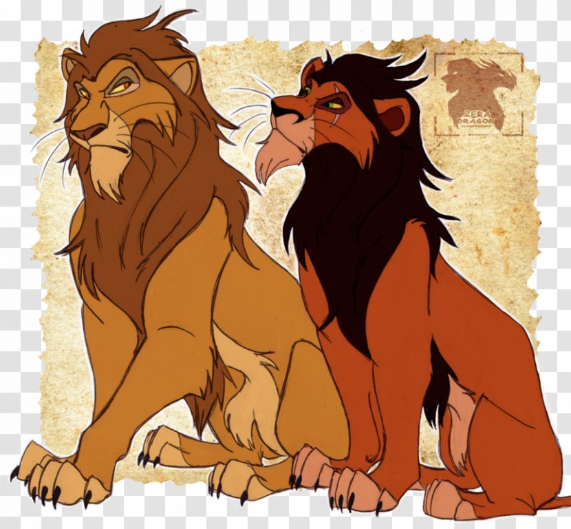 Scar Nala Mufasa Simba Zira - Female - Lion King Transparent PNG