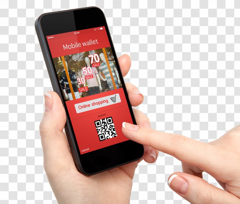 Mobile Phones Stock Photography Online Shopping Internet - Loyalty Card Transparent PNG