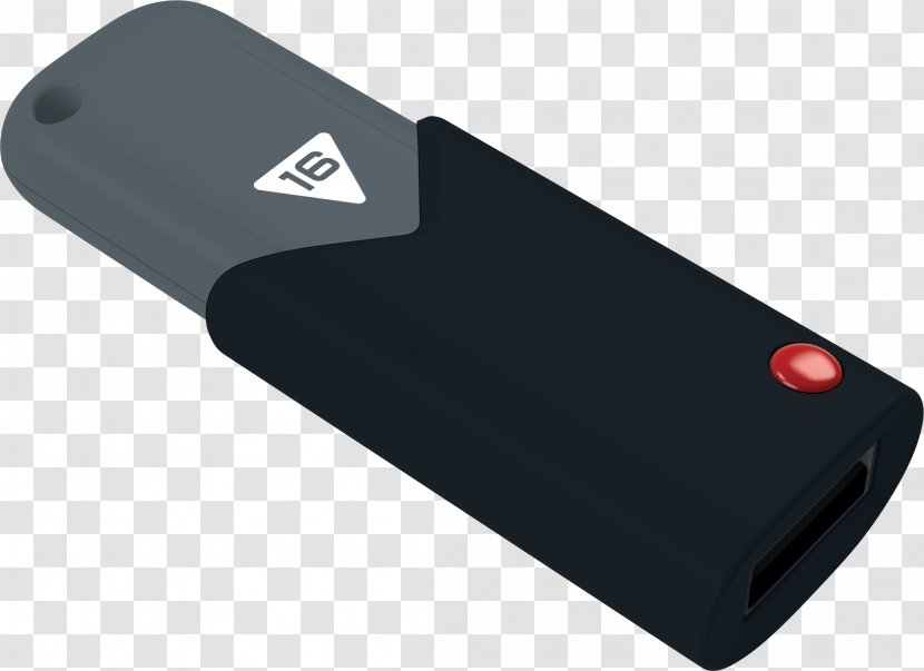 USB Flash Drives EMTEC Click B100 Computer Data Storage - Hardware Transparent PNG
