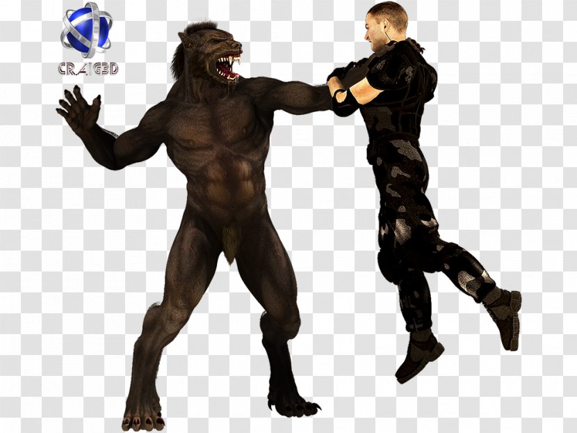 Werewolf 3D Rendering 2D Computer Graphics Gray Wolf Transparent PNG