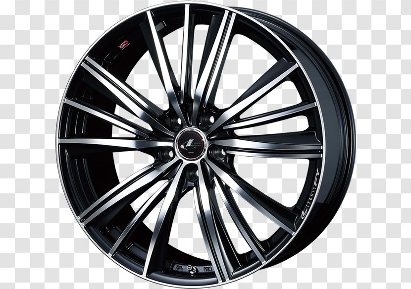 Car Honda CR-Z Alloy Wheel Accord Toyota Auris - Black Transparent PNG