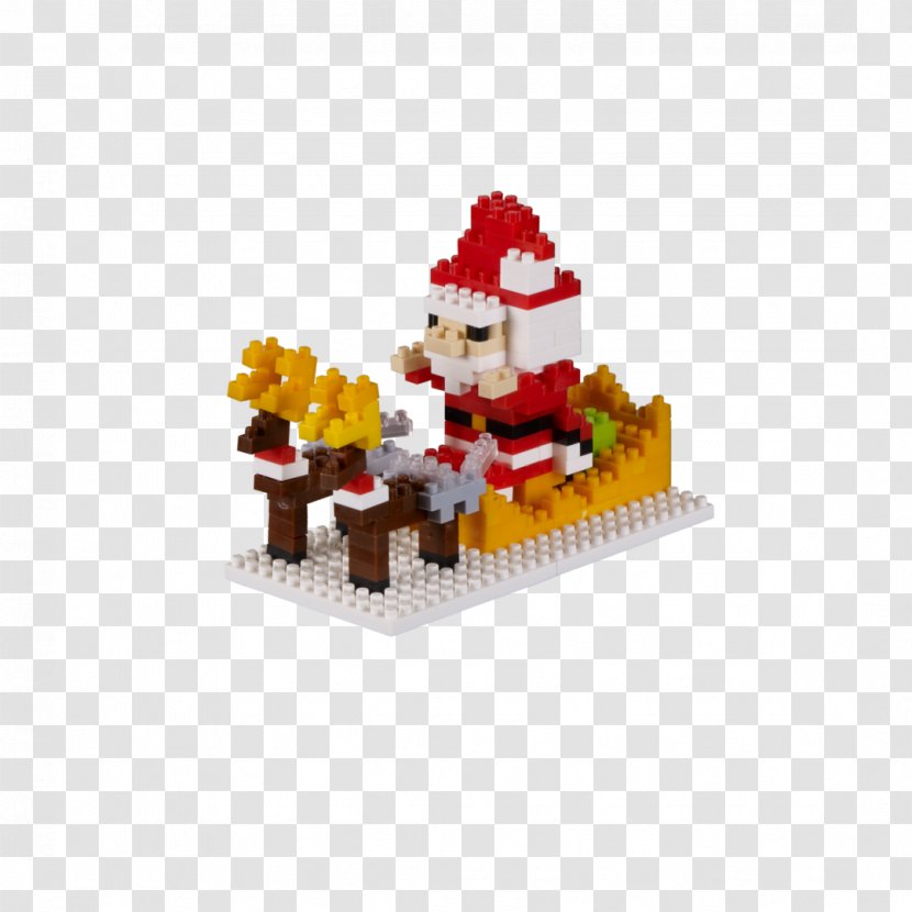 Toy Santa Claus Christmas Plastic Reindeer - Tree - Sleigh Transparent PNG