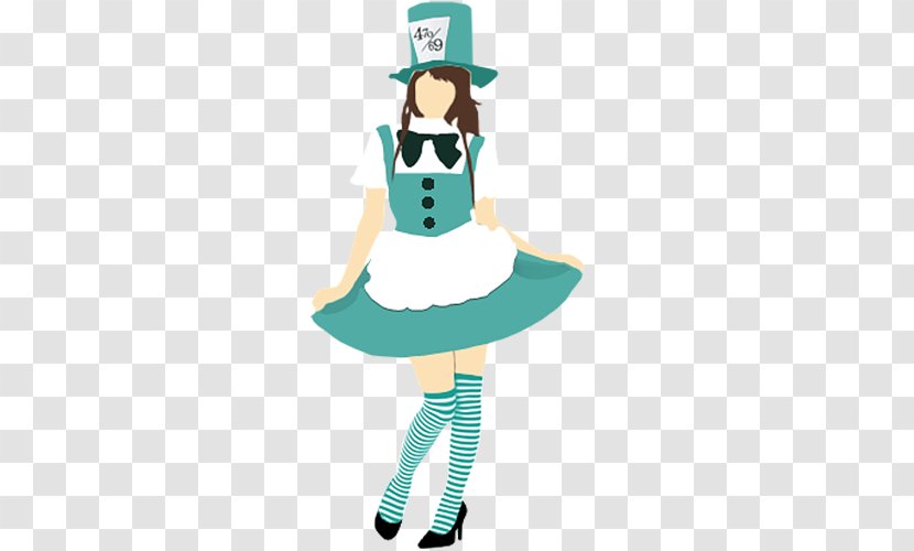 Illustration Alice's Adventures In Wonderland Clip Art Costume - Fictional Character - Alice Wonerland Transparent PNG