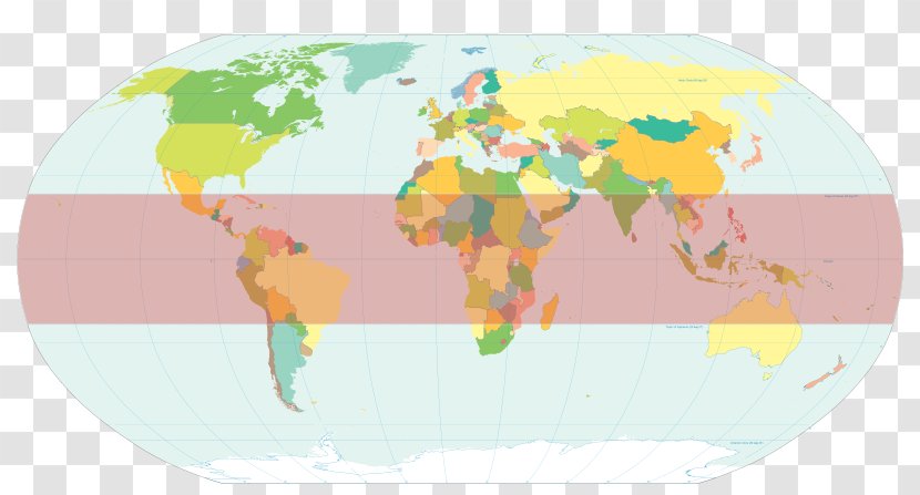 Southern Hemisphere Northern Tropic Of Cancer Tropics Capricorn - Greek Characteristics Transparent PNG