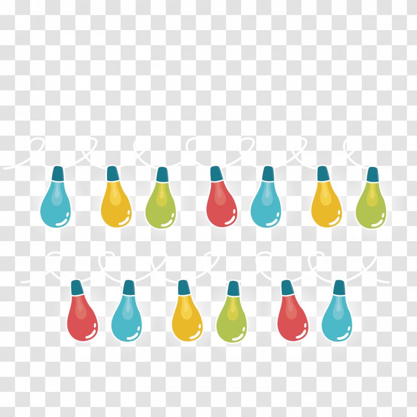 Glass Bottle Plastic - Color Lamp Beads Transparent PNG
