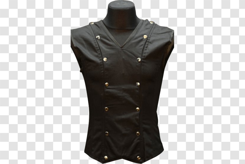 Gilets Sleeveless Shirt Blouse Button - Men Vest Transparent PNG