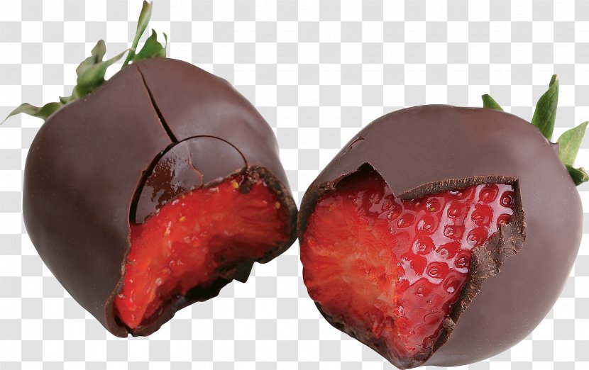 Chocolate Truffle Bonbon Praline Stock Photography - Strawberry - In Image Transparent PNG