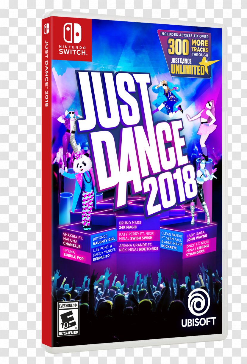 Just Dance 2018 Video Games Nintendo Switch Brand - Dvd - Swish Transparent PNG