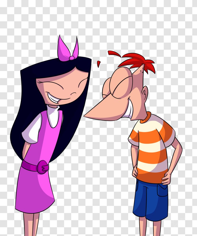 DeviantArt Illustration Clip Art Boy - Flower - Phineas And Ferb Isabella Vore Transparent PNG