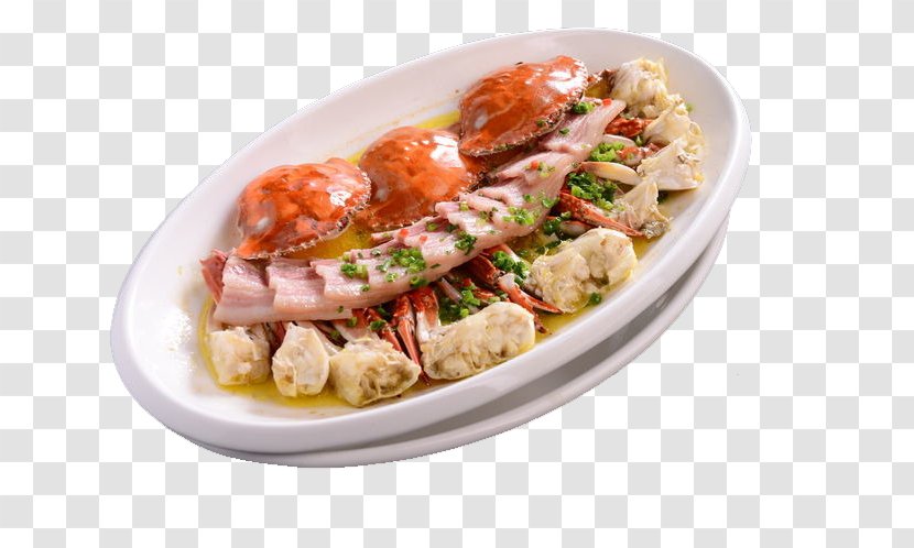 Crab Mediterranean Cuisine Seafood Meat - Animal Source Foods - Three Fight Transparent PNG