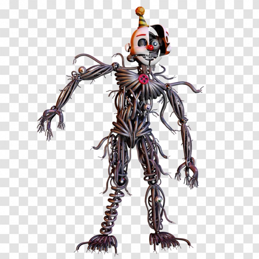 Five Nights At Freddy's 4 The Joy Of Creation: Reborn Endoskeleton Drawing Action & Toy Figures - Fictional Character - T-pose Transparent PNG