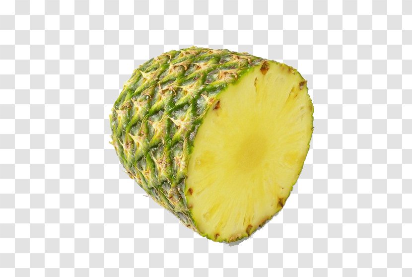 Pineapple Tropical Fruit - Half Transparent PNG