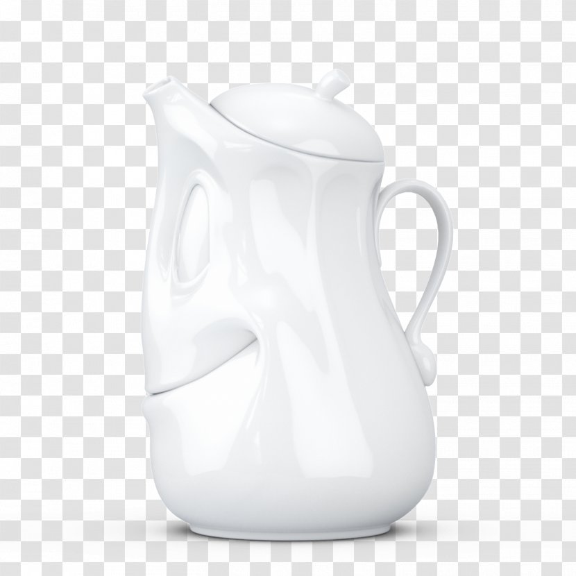 Coffee Mug Jug Teapot Pitcher - Porcelain Transparent PNG