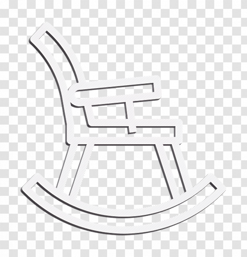 Home Decoration Icon Rocking Chair Icon Chill Icon Transparent PNG
