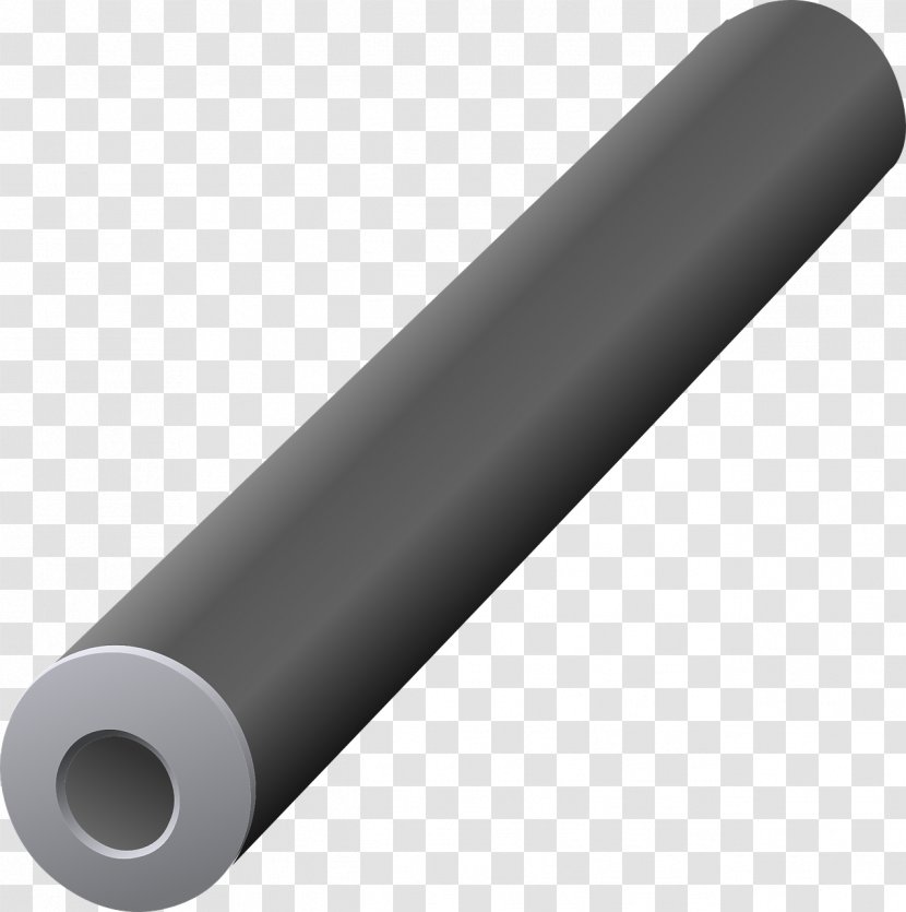 Iron Pipe - Cylinder - Gray Round Transparent PNG