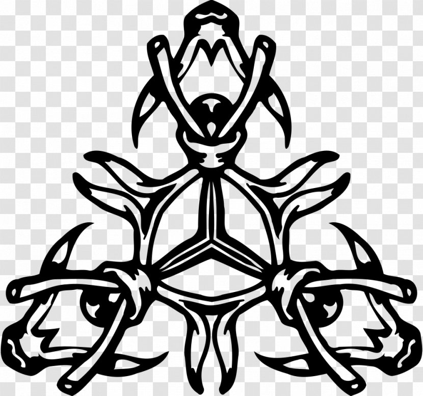 Tree Insect Line Art Symmetry Clip - Monochrome - Geometry People Transparent PNG