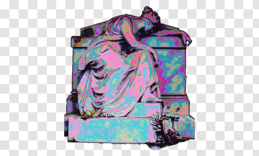 Mourning Grief Grave Statue Love - GD Rainbow Texture Pack Transparent PNG