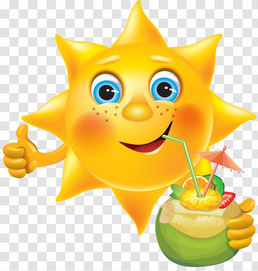 Smiley Emoticon Emoji Clip Art - Sunshine Transparent PNG