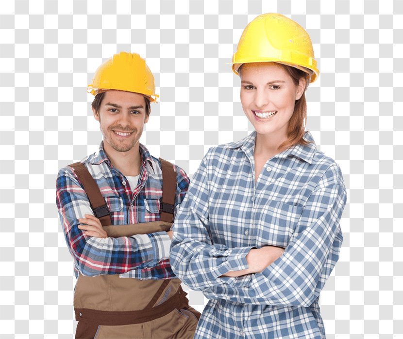 Construction Worker Architectural Engineering Civil Laborer - Hard Hat - Business Transparent PNG