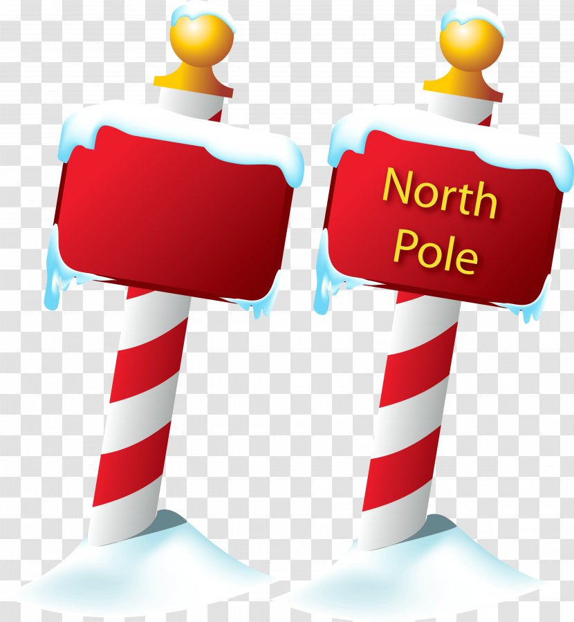 North Pole Santa Claus Christmas Clip Art Transparent PNG