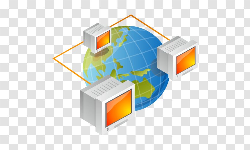 Computer Network Internet Global - TV Vector Material Transparent PNG