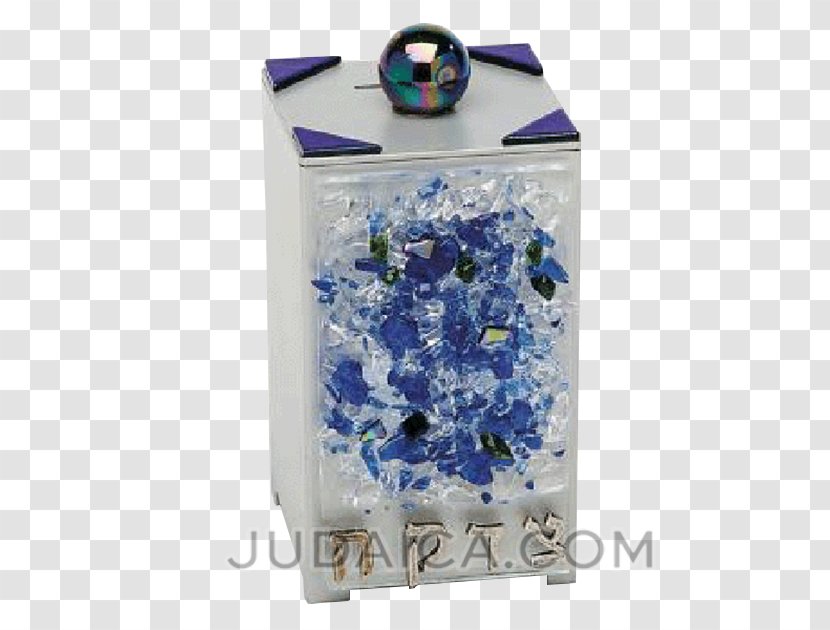 Purple Blue Tzedakah Glass Transparent PNG