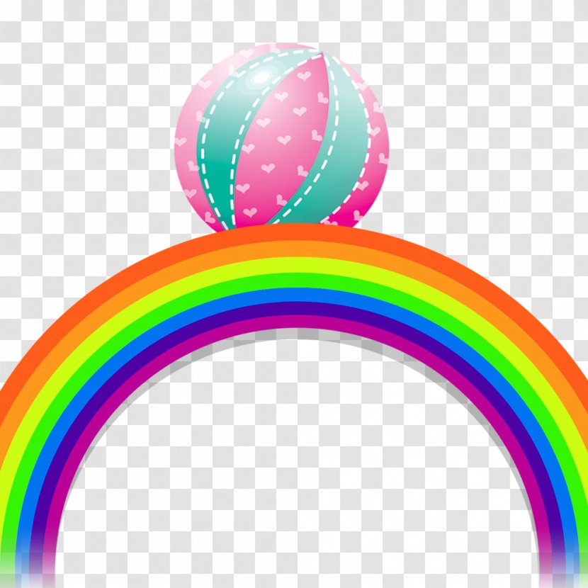 Hot Air Balloon Rainbow Color - Drawing - Balloons Transparent PNG