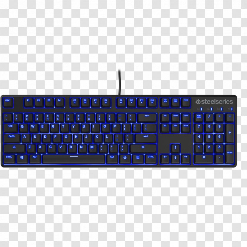 Computer Keyboard SteelSeries Apex M400 M500 Mechanical Gaming M500, Adapter/Cable - Laptop Replacement Transparent PNG